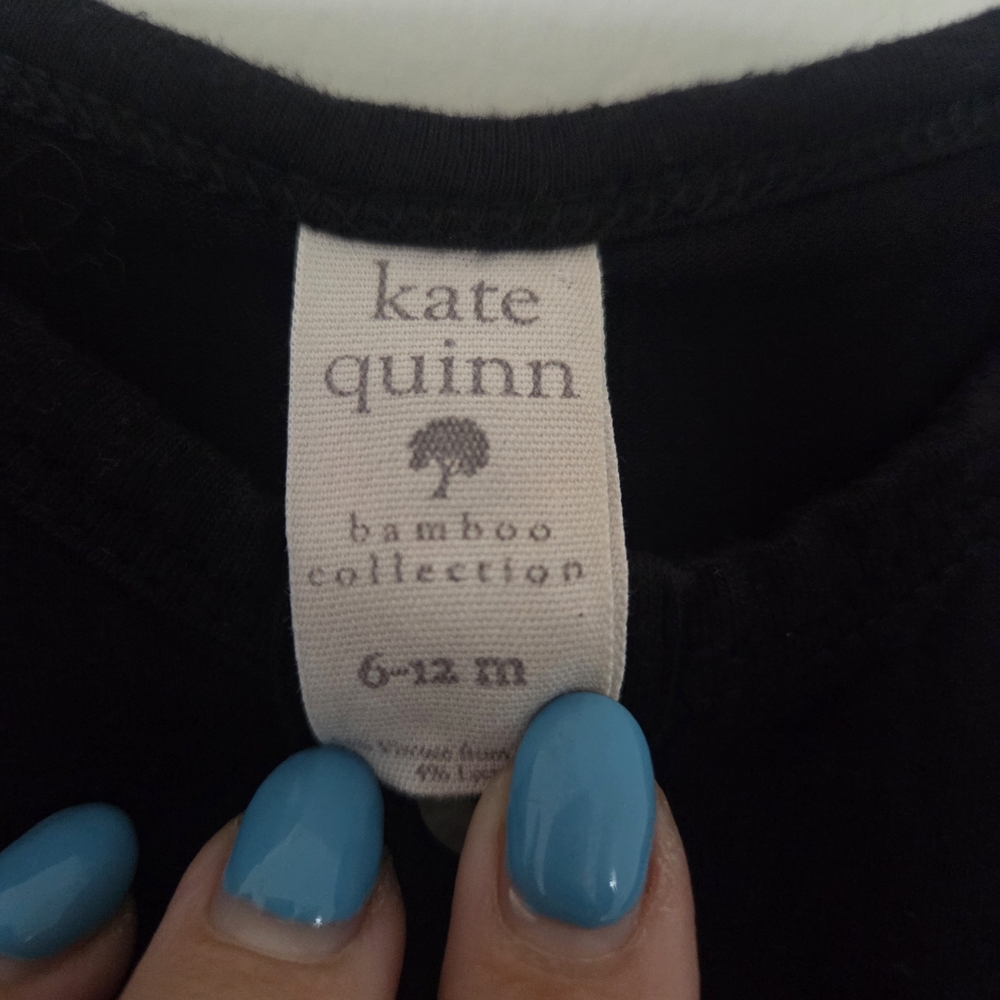 Kate Quinn Black Bamboo Collection Top